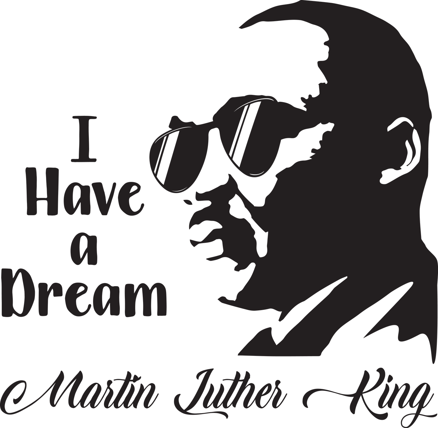 I have a dream-MLK DTF Transfer, ready to press